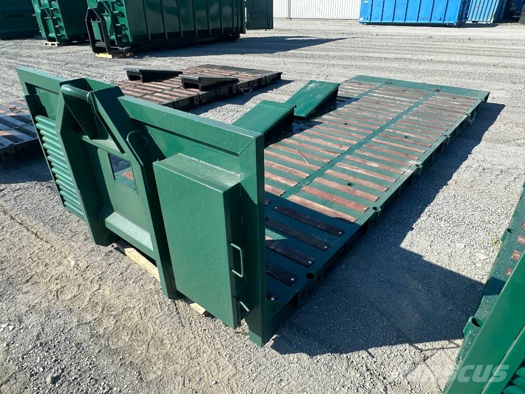 Lastväxlarflak Maskinflak 6,5m med lösa ramper Demonterbare/wirehejs