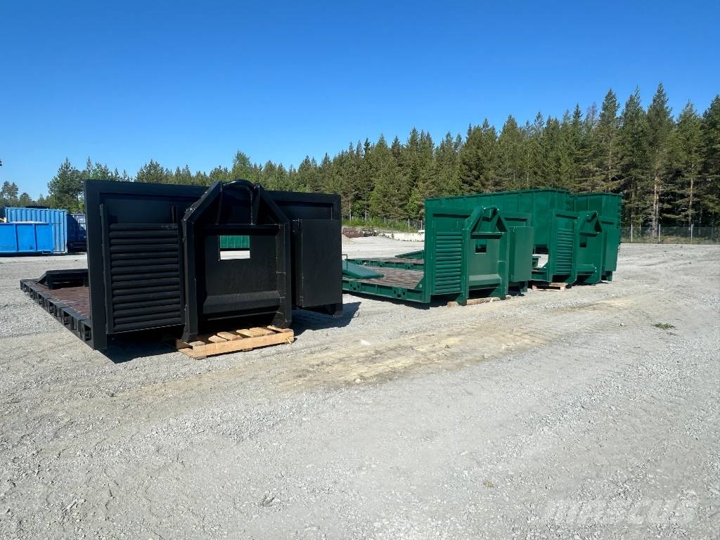 Lastväxlarflak Maskinflak 6,5m med lösa ramper Demonterbare/wirehejs