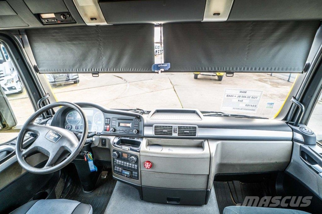 MAN TGS 32.400 BL - HIAB 288 EP- 5 HIPRO Valníky/Sklápěcí bočnice