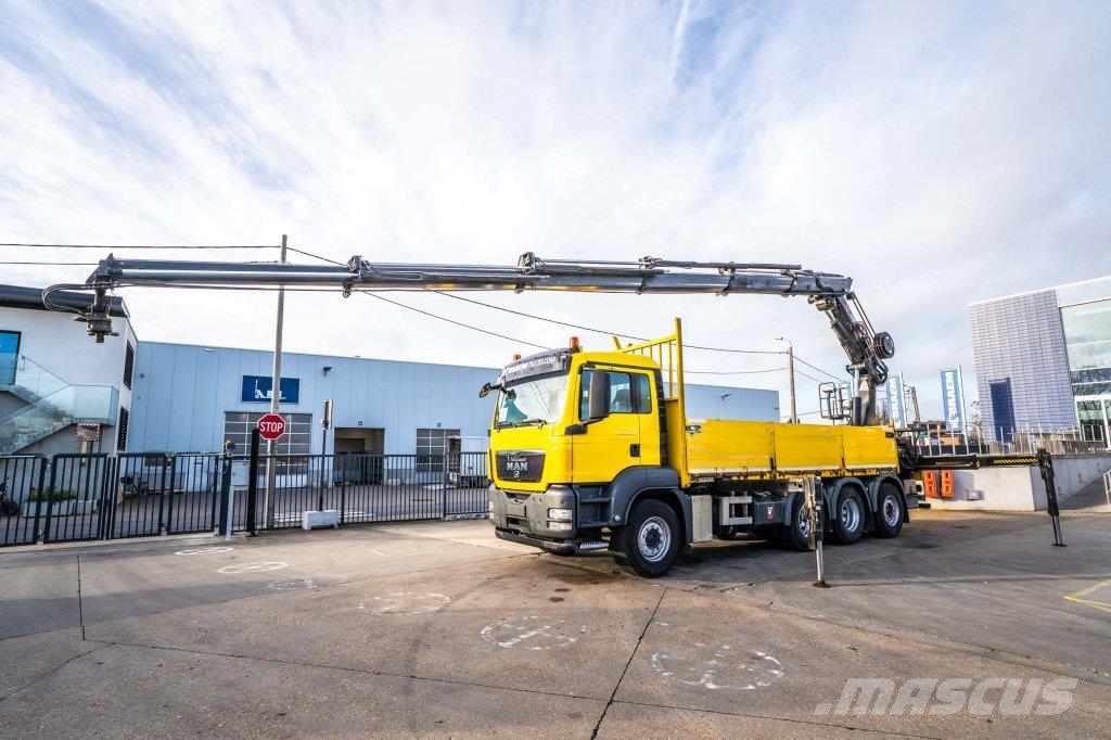 MAN TGS 32.400 BL - HIAB 288 EP- 5 HIPRO Valníky/Sklápěcí bočnice