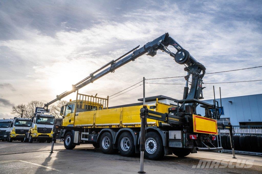 MAN TGS 32.400 BL - HIAB 288 EP- 5 HIPRO Valníky/Sklápěcí bočnice