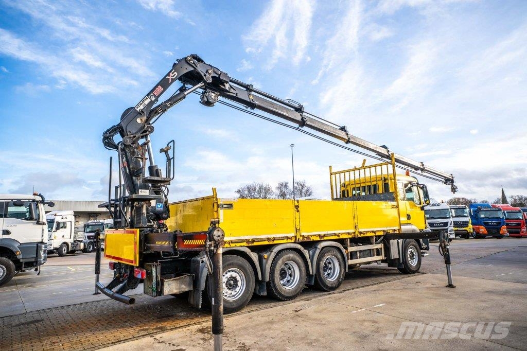 MAN TGS 32.400 BL - HIAB 288 EP- 5 HIPRO Valníky/Sklápěcí bočnice