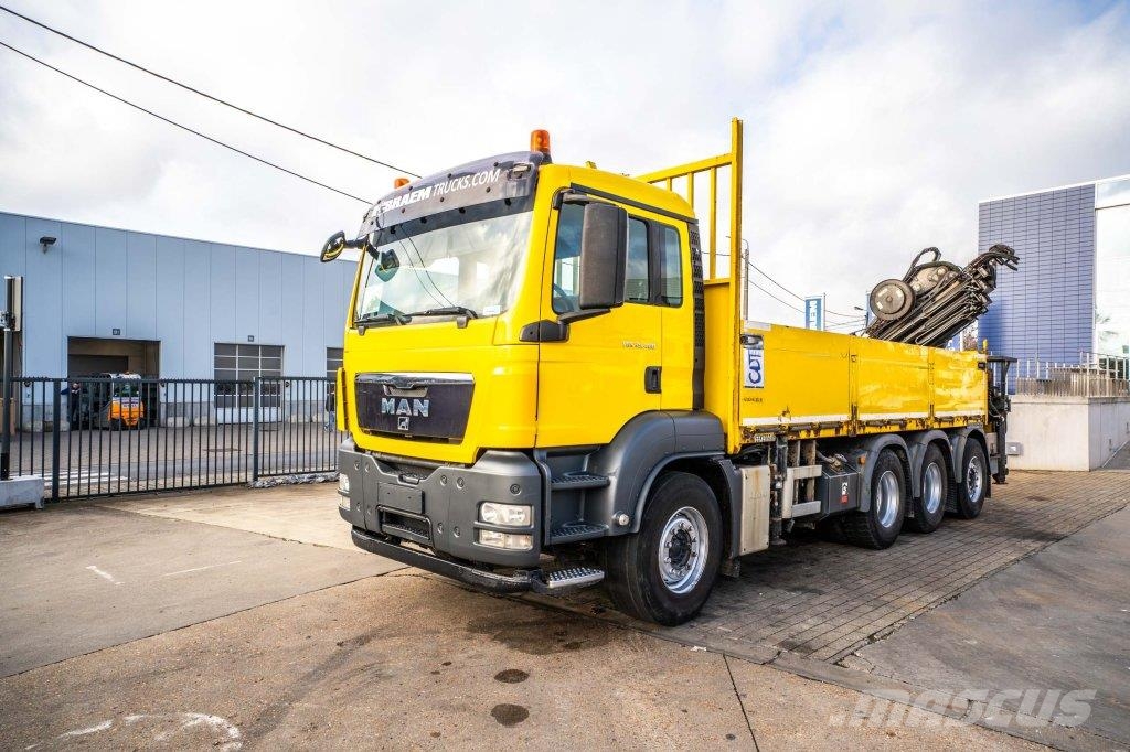 MAN TGS 32.400 BL - HIAB 288 EP- 5 HIPRO Valníky/Sklápěcí bočnice