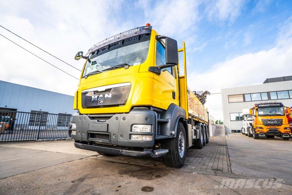 MAN TGS 32.400 BL - HIAB 288 EP- 5 HIPRO Valníky/Sklápěcí bočnice