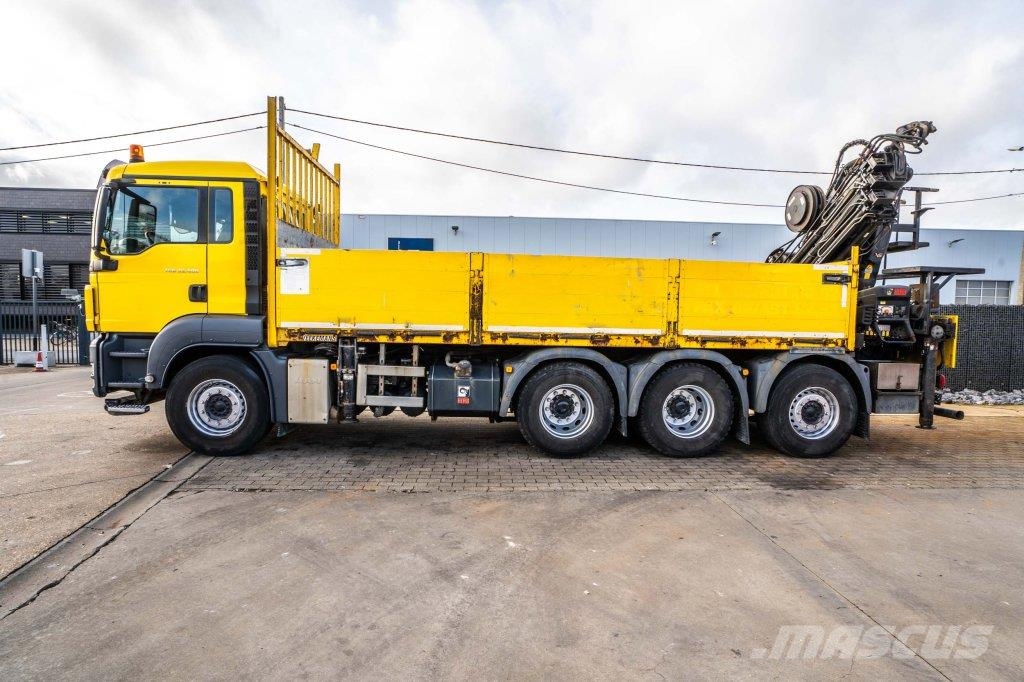 MAN TGS 32.400 BL - HIAB 288 EP- 5 HIPRO Valníky/Sklápěcí bočnice