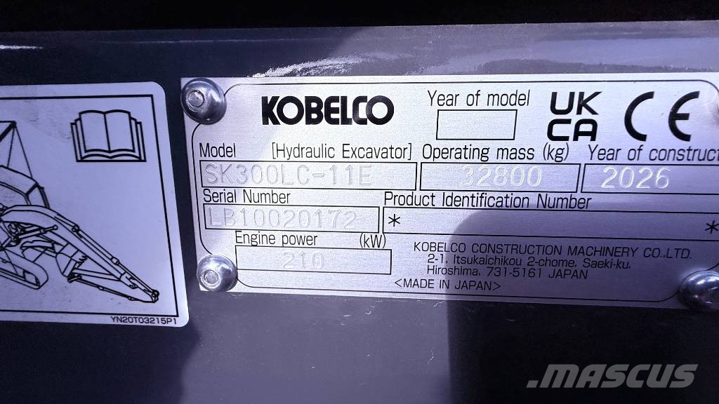 Kobelco SK300LC-11 Lagermaskin Luleå Excavadoras sobre orugas