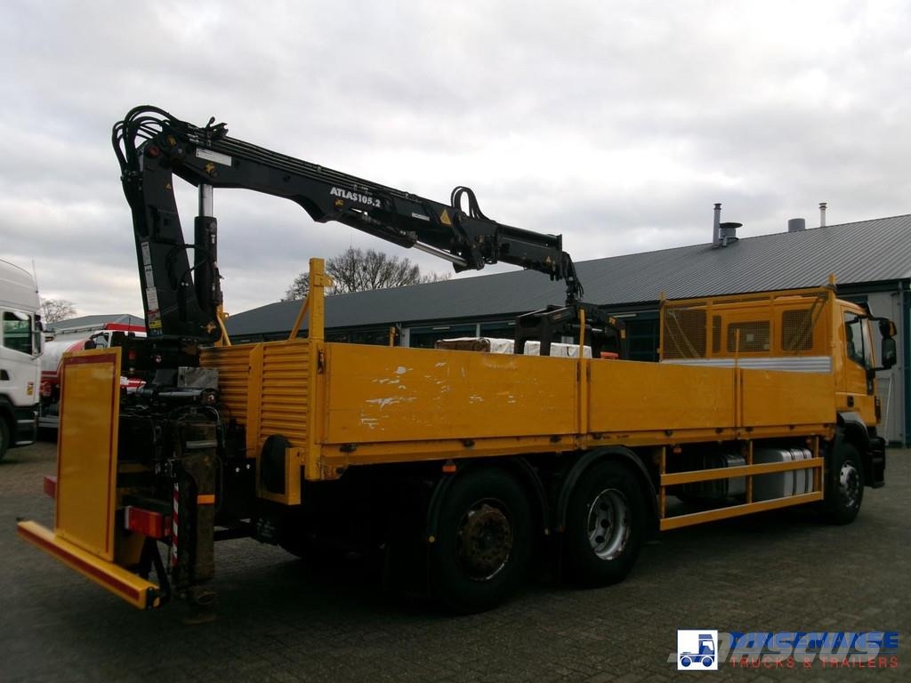 Iveco Stralis 310 6x2 Euro 6 + Atlas 105.2 crane オールテレーンクレーン