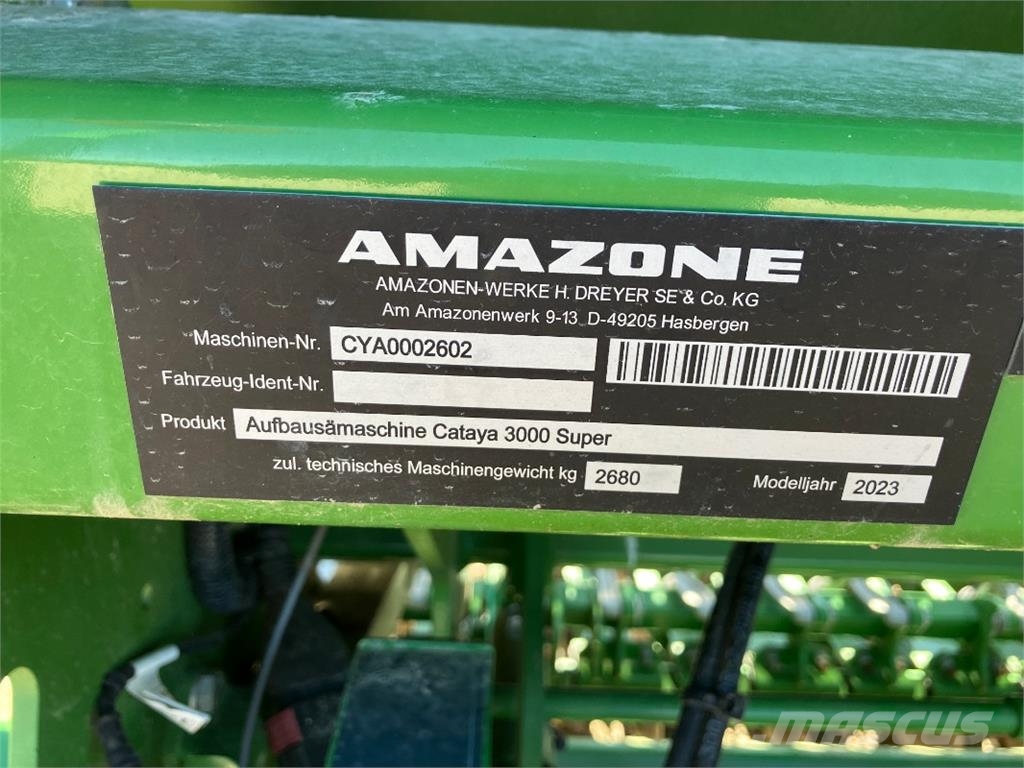 Amazone Cataya 3000 Super Mechanické sejačky
