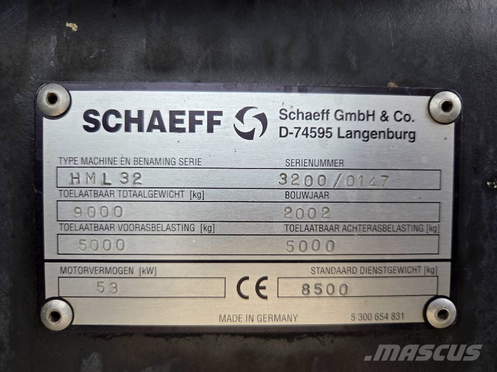 Terex / Schaeff TW 85 / HML32 Pyöräkaivukoneet