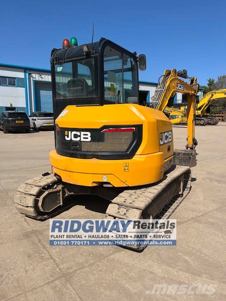 JCB 50 Z-2 Mini ekskavatörler, 7 tona dek
