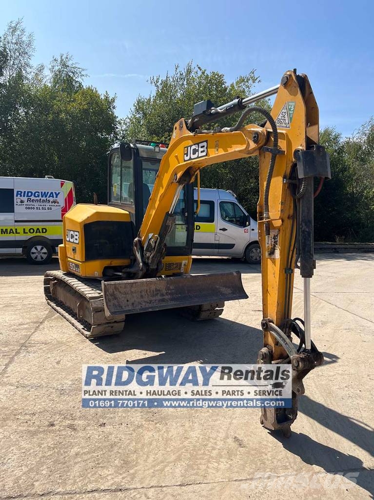 JCB 50 Z-2 Mini ekskavatörler, 7 tona dek