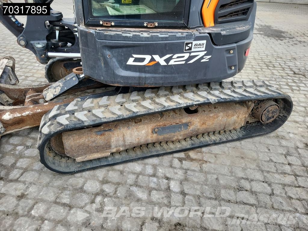 Doosan DX27 Z 3 Buckets Miniexcavadoras