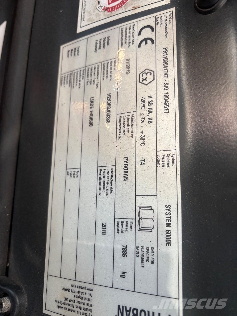 Linde E 40/600 H Chariots élévateurs électriques