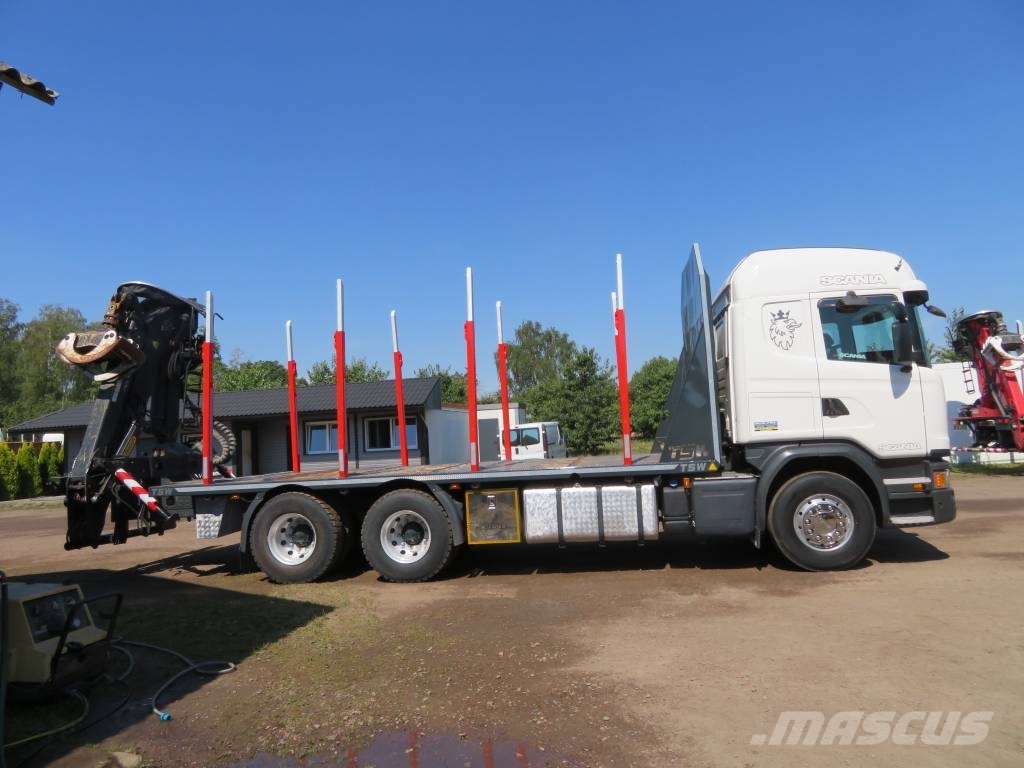 Scania G 450 Vozy na přepravu kmenů
