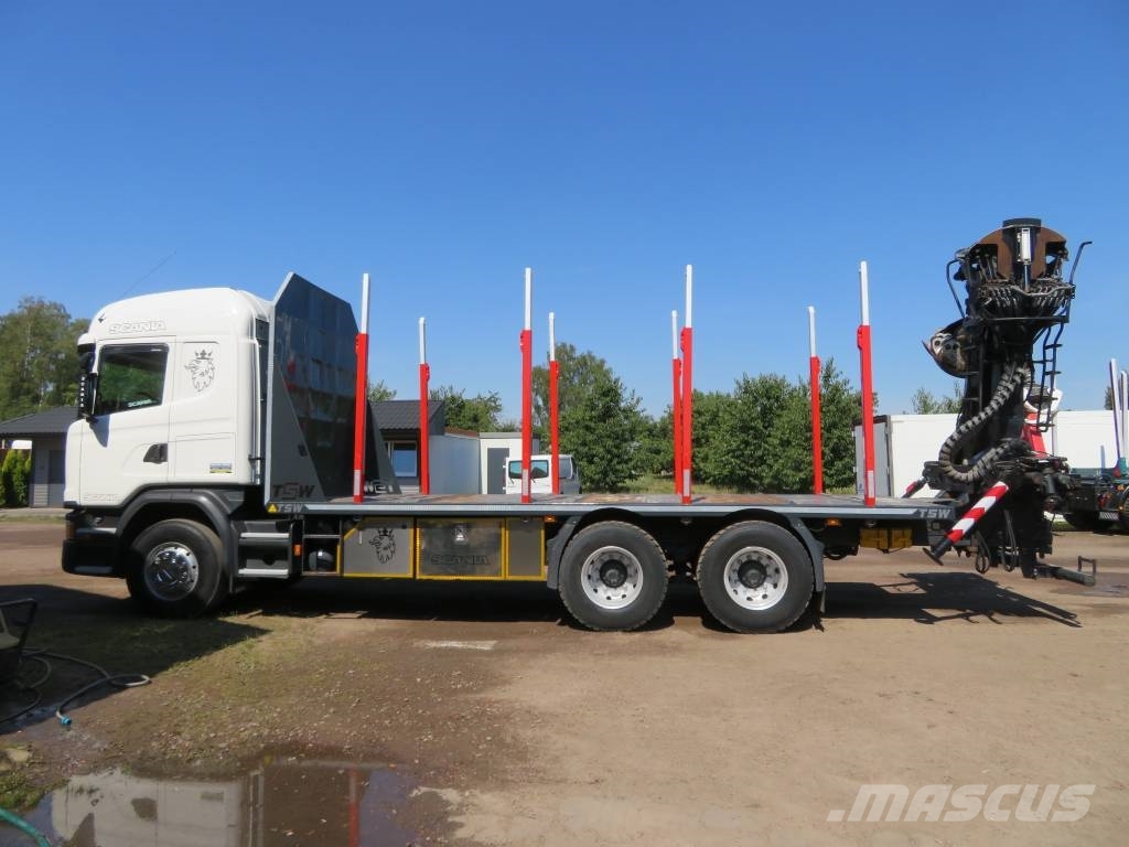 Scania G 450 Vozy na přepravu kmenů