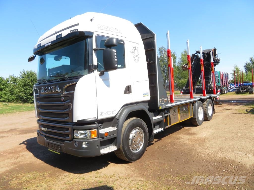 Scania G 450 Vozy na přepravu kmenů