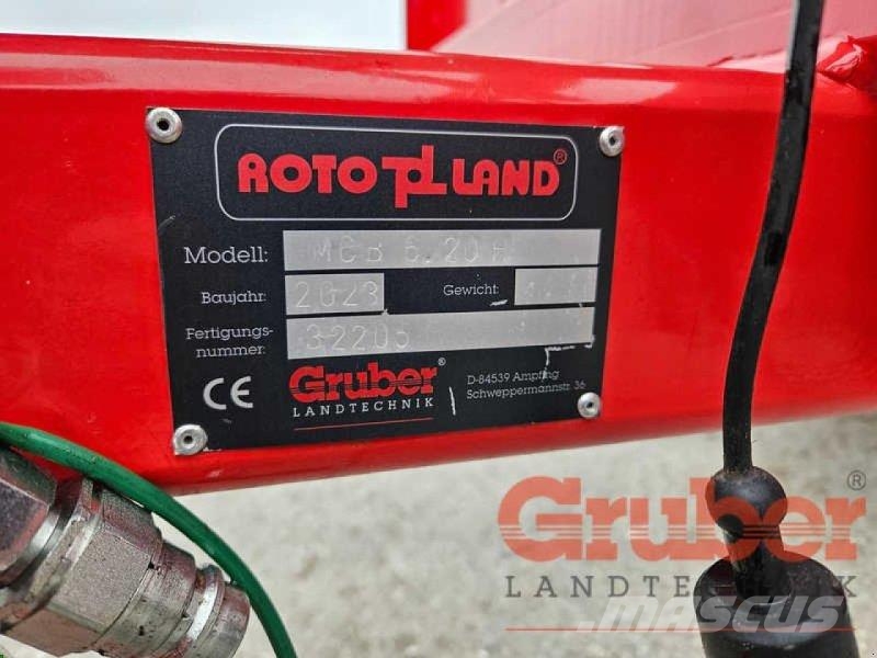 Rotoland MCB 6.20 H Ostali valjci