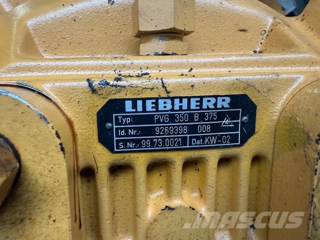 Liebherr LR632 PVG 350B375 هيدروليات