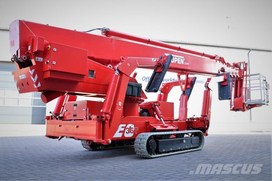 Teupen Leo 36t 230 V Electric Motor + Diesel, Rubber Trac Körüklü personel platformları