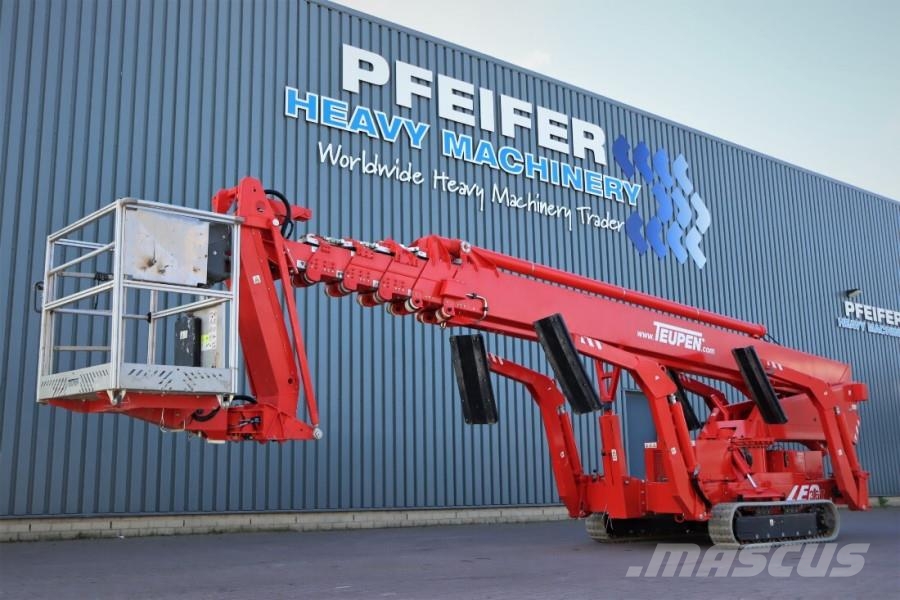 Teupen Leo 36t 230 V Electric Motor + Diesel, Rubber Trac Körüklü personel platformları
