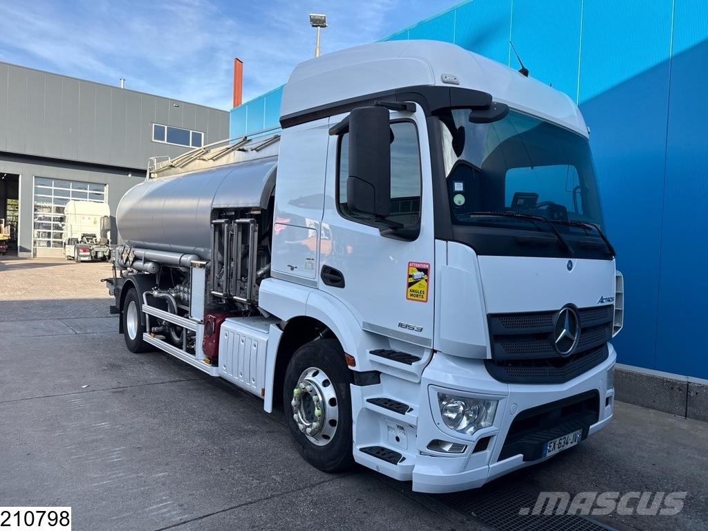 Mercedes-Benz Actros 1843 EURO 6, Retarder, 10300 liter, 7 Comp, Вантажівки-цистерни