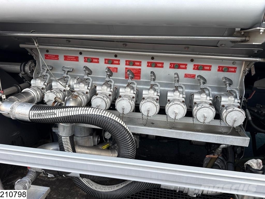 Mercedes-Benz Actros 1853 EURO 6, Retarder, 10300 liter, 7 Comp, Säiliöautot