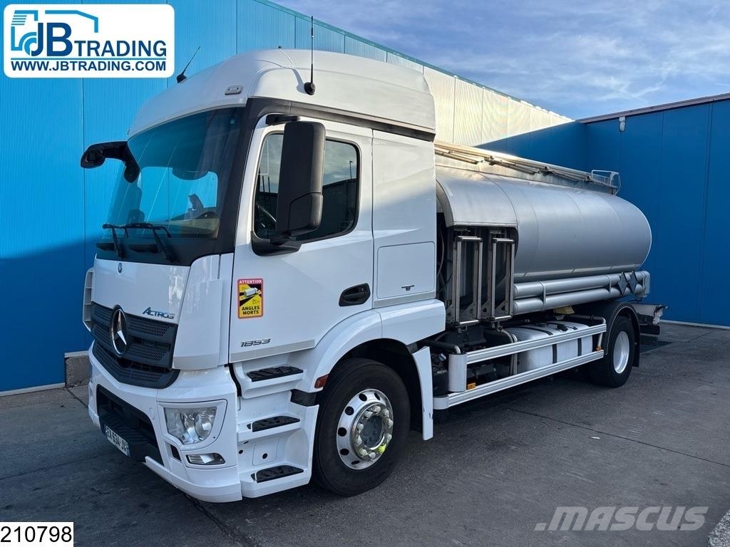 Mercedes-Benz Actros 1853 EURO 6, Retarder, 10300 liter, 7 Comp, Säiliöautot