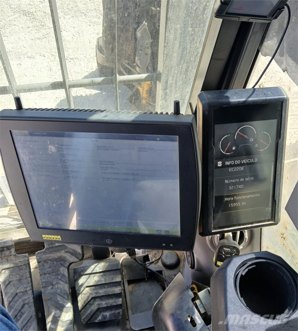 Volvo EC220 حفارات زحافة