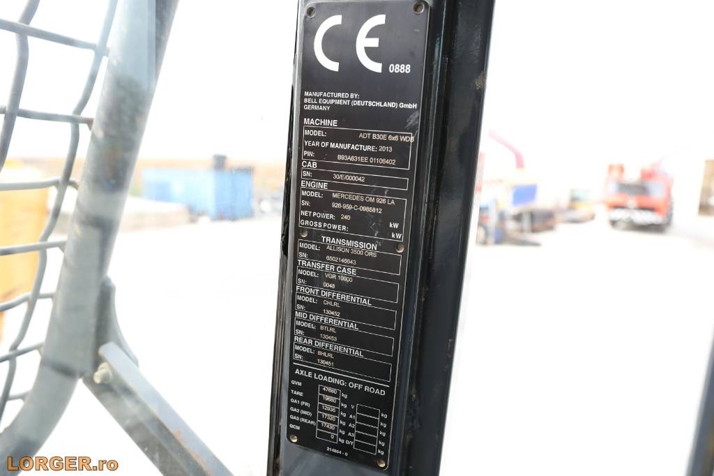 Bell B 30 E Camiones articulados