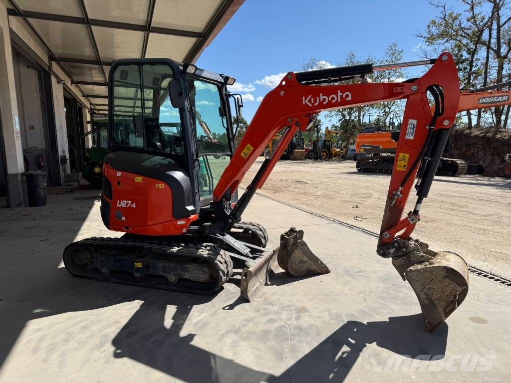 Kubota U 27-4 Mini rýpadlá < 7t