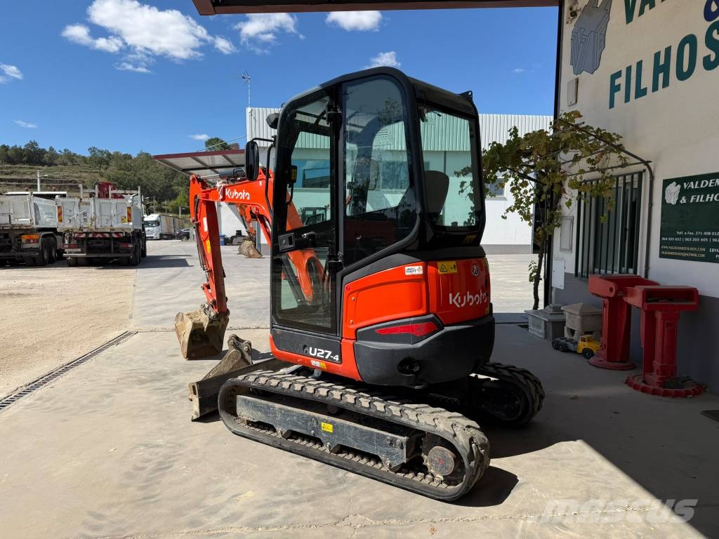 Kubota U 27-4 Mini rýpadlá < 7t