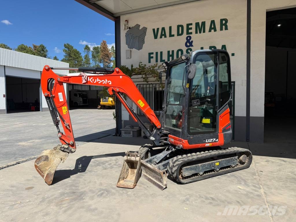 Kubota U 27-4 Mini rýpadlá < 7t