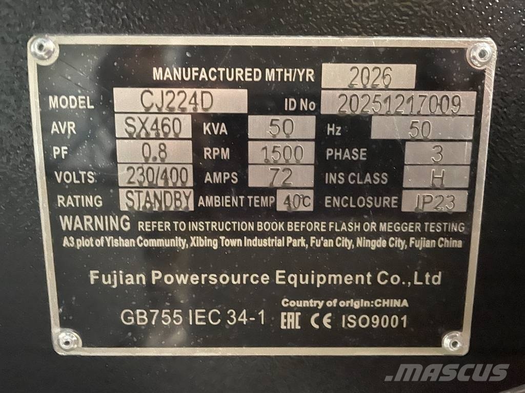DPX CJ224D - 50 kVA Alternator - DPX-33903 Citi ģeneratori