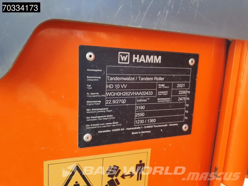 Hamm HD10 VV H10D VV Duowalsen