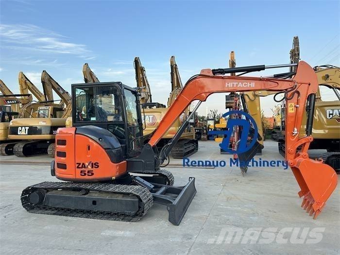 Hitachi ZX 55 소형 굴삭기 7톤 미만