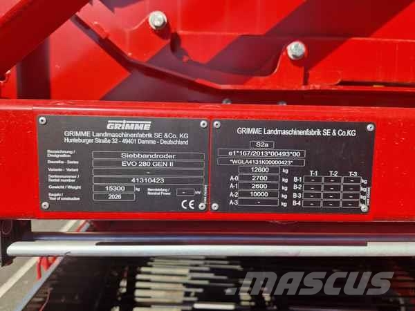 Grimme EVO 280 GEN II Perunannostokoneet