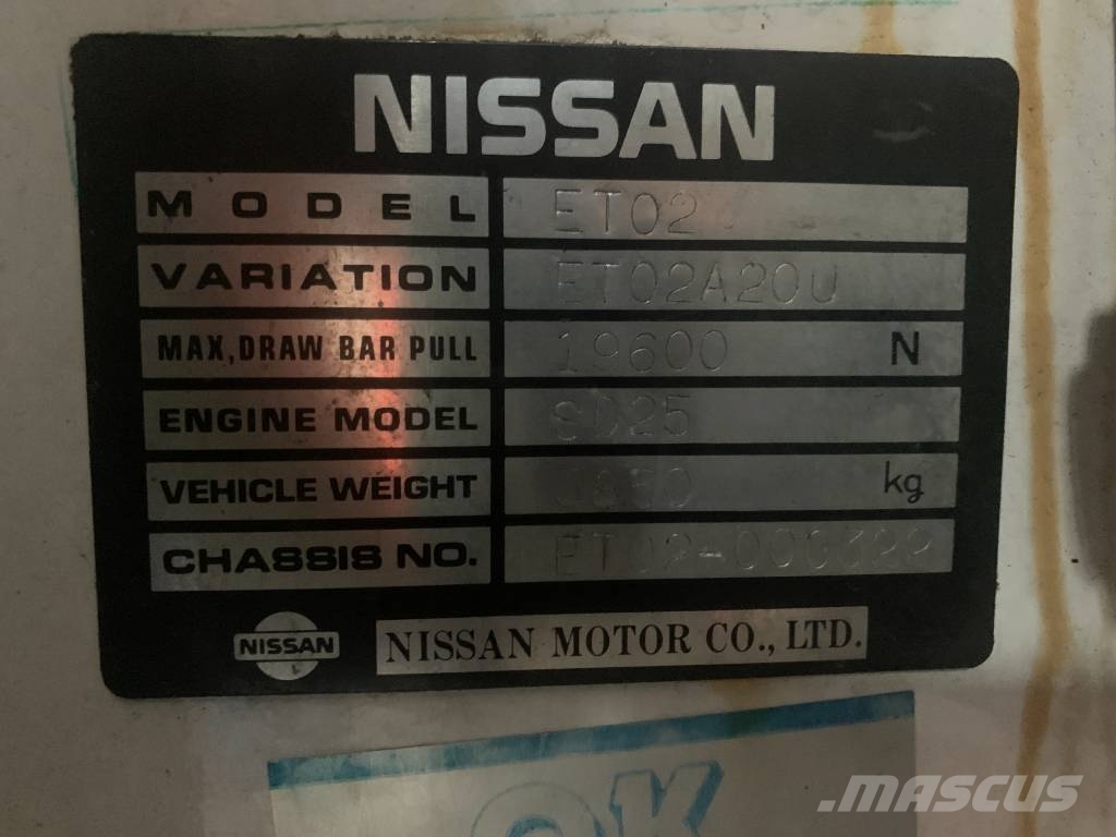 Nissan ET02A200 V-2211 EO Airport equipment