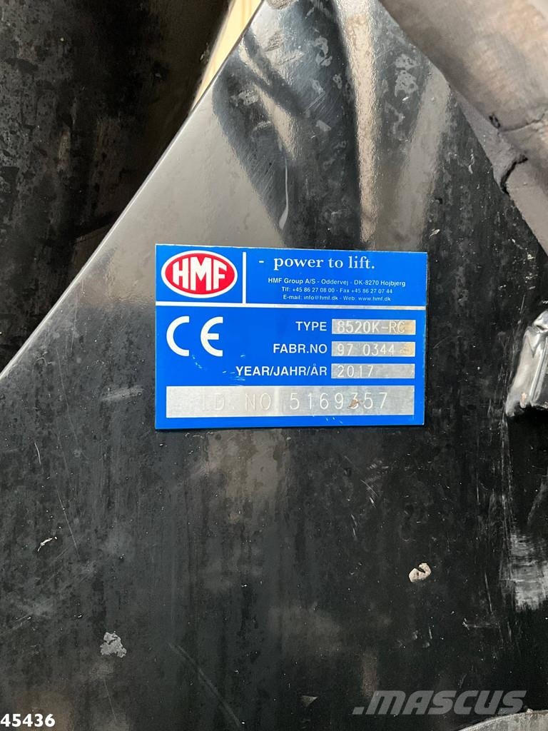 Scania R490 8x2 Euro 6 Retarder HMF 85 Tonmeter laadkraan Polovne dizalice za sve terene