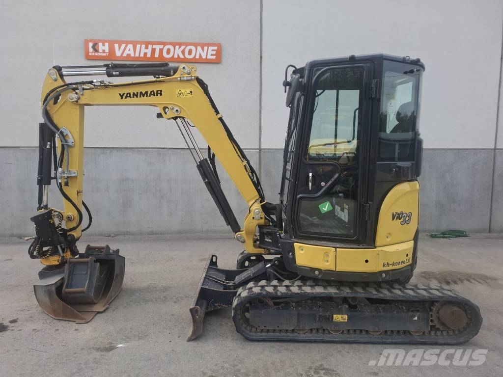Yanmar VIO 33-6 ENGCON 3 x KAUHA Miniescavadeiras < 7t (Mini escavadeiras)