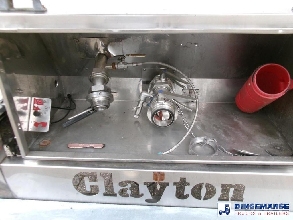 Clayton Food tank inox 30 m3 / 1 comp Poluprikolice cisterne
