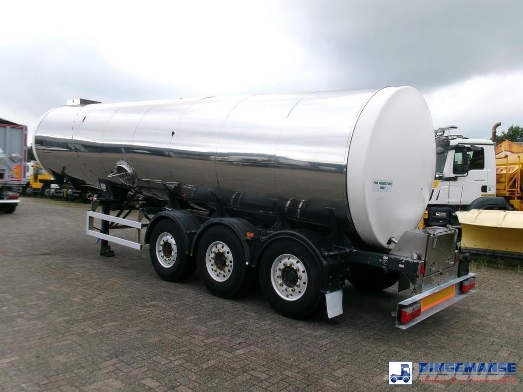 Clayton Food tank inox 30 m3 / 1 comp Poluprikolice cisterne