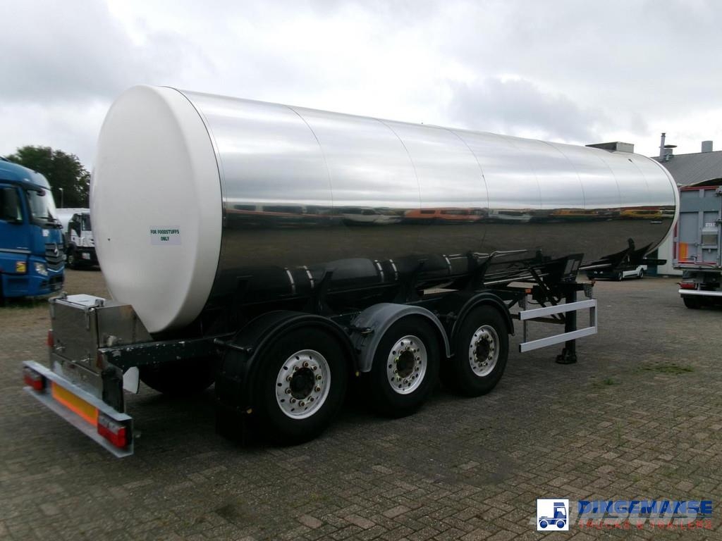Clayton Food tank inox 30 m3 / 1 comp Poluprikolice cisterne