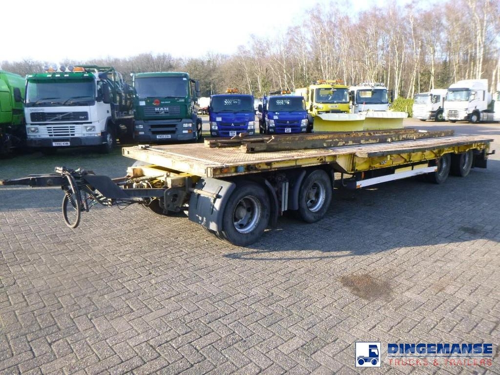 Nooteboom 4-axle lowbed drawbar trailer ASD-40-22 Platformos / Pakrovimas iš šono