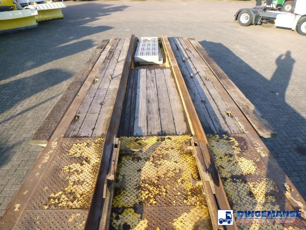 Nooteboom 4-axle lowbed drawbar trailer ASD-40-22 Platformos / Pakrovimas iš šono