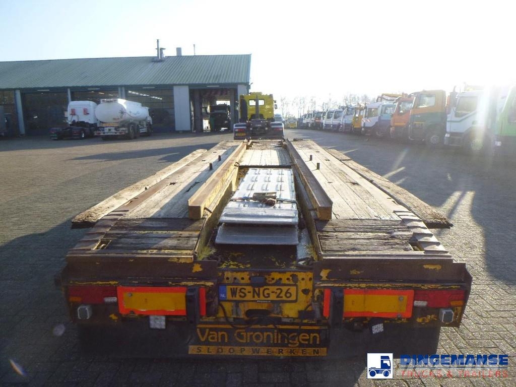Nooteboom 4-axle lowbed drawbar trailer ASD-40-22 Platformos / Pakrovimas iš šono
