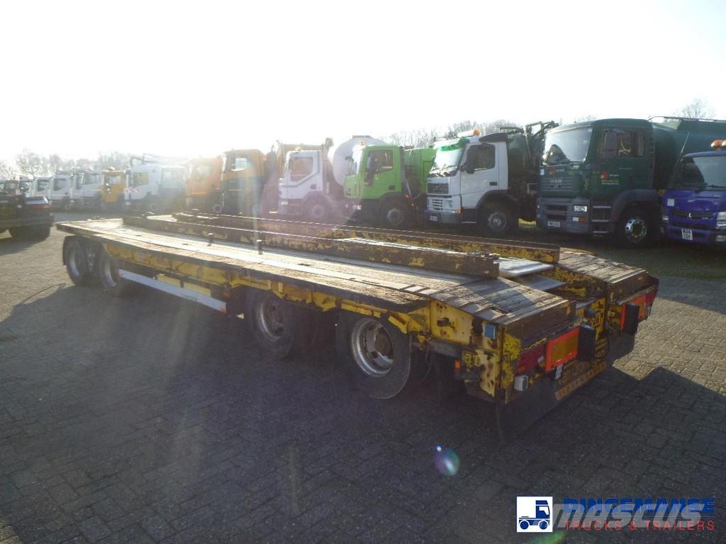 Nooteboom 4-axle lowbed drawbar trailer ASD-40-22 Platformos / Pakrovimas iš šono