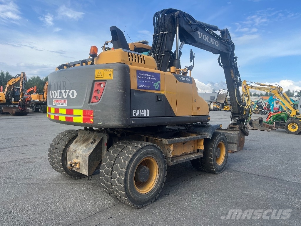 Volvo EW 140 D / Pyörittäjä, Rasvari, Lämmitin Колесни екскаватори