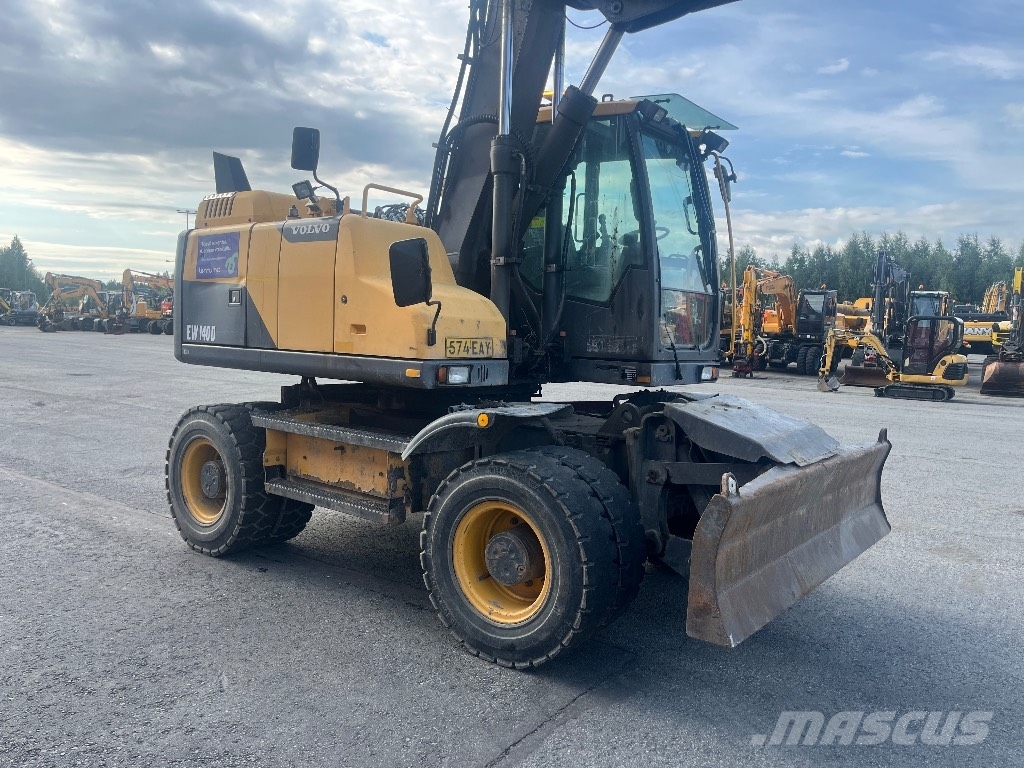 Volvo EW 140 D / Pyörittäjä, Rasvari, Lämmitin Колесни екскаватори