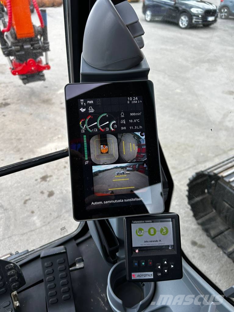 Hitachi ZX225USLC-7/ Pyörittäjä, Lämmitin, Rasvari, StageV 履带挖掘机