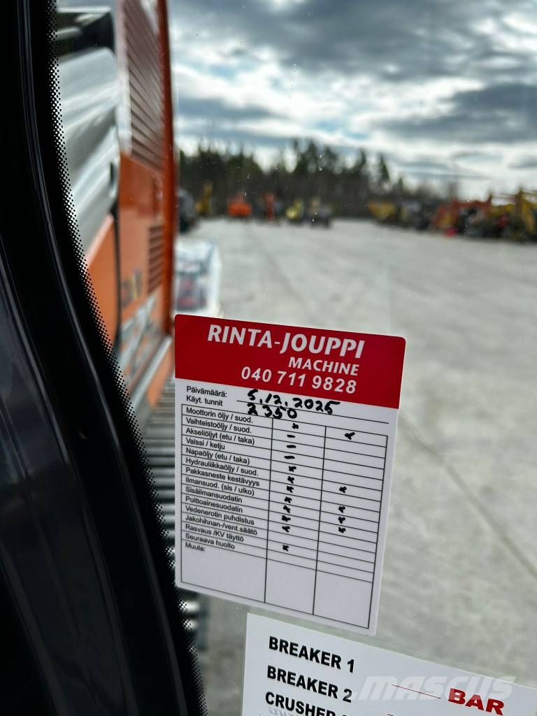 Hitachi ZX225USLC-7/ Pyörittäjä, Lämmitin, Rasvari, StageV 履带挖掘机